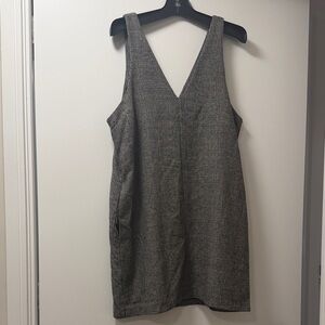 Frank & Oak Wool Gray Plaid Women's Dress